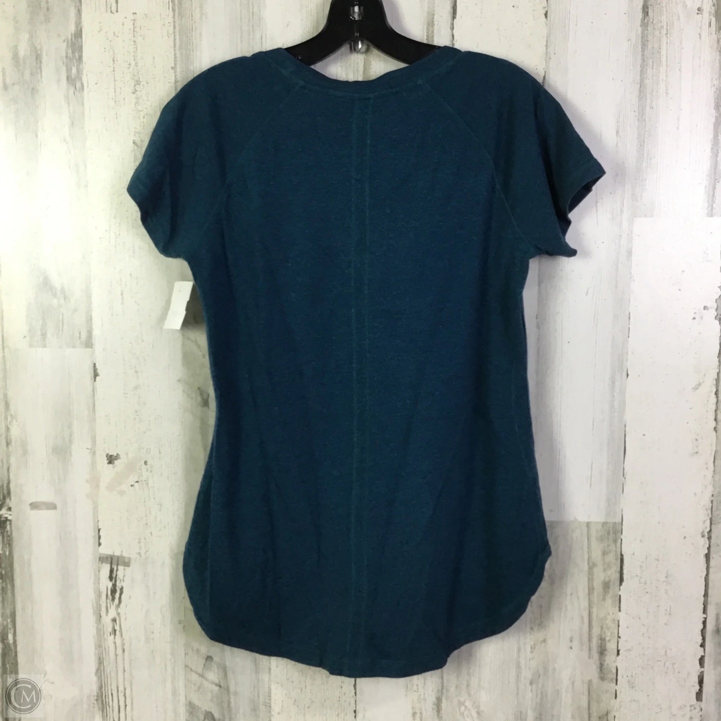 Top Short Sleeve Basic By Calia In Teal, Size: L