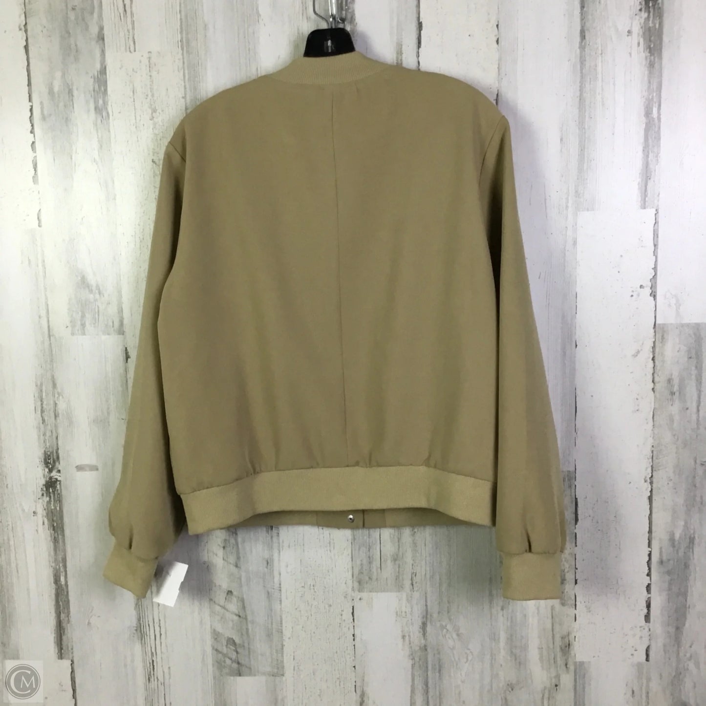 Blouse 3/4 Sleeve By Foxcroft In Black & White, Size: L