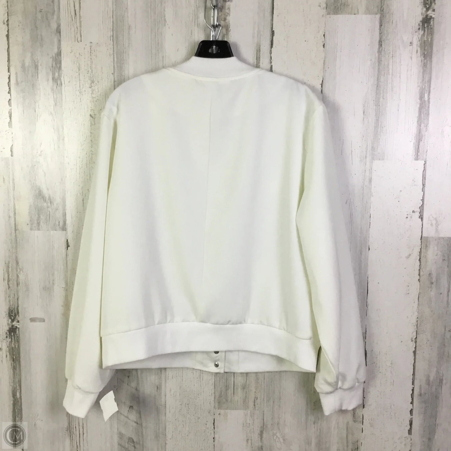 Jacket Other By Clothes Mentor In White, Size: L