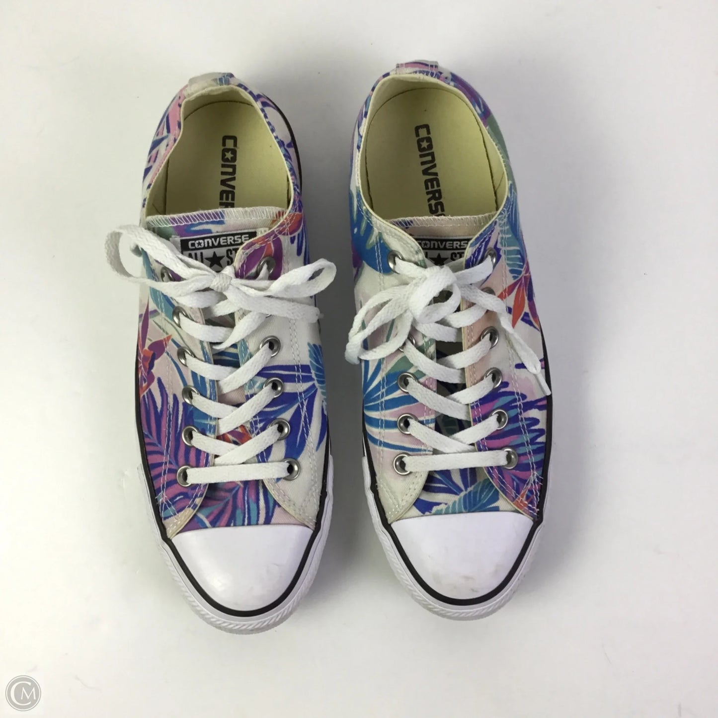 Shoes Sneakers By Converse In Blue & Cream, Size: 10