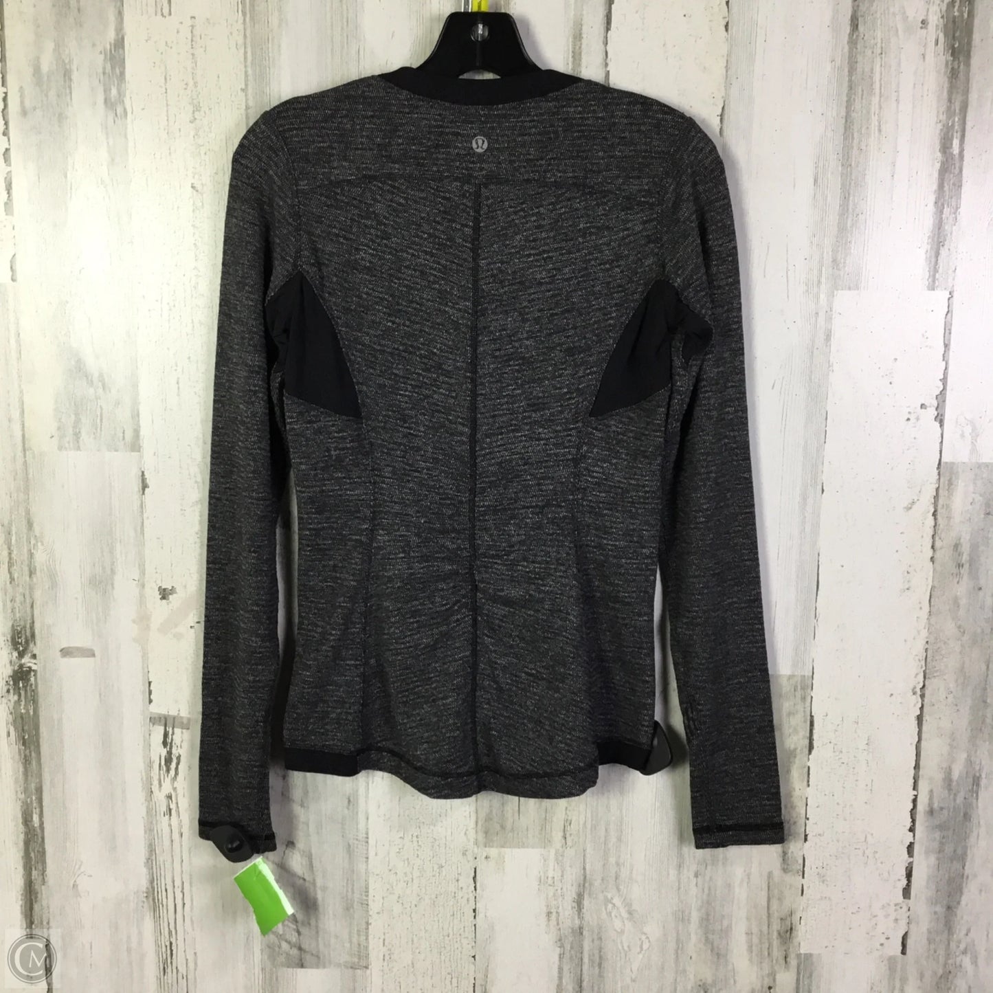 Athletic Top Long Sleeve Crewneck By Lululemon In Grey, Size: 4
