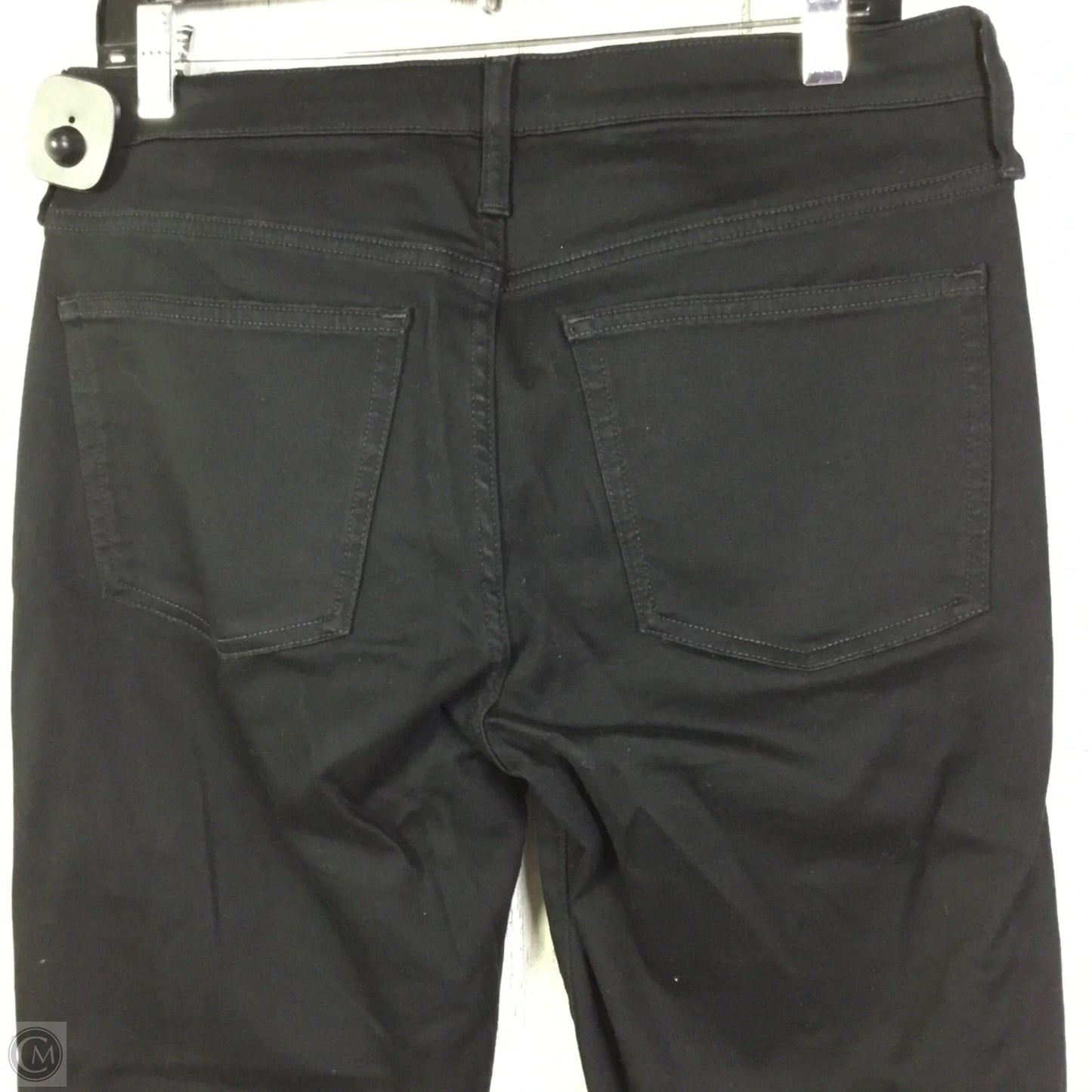 Jeans Straight By J. Crew In Black Denim, Size: 8