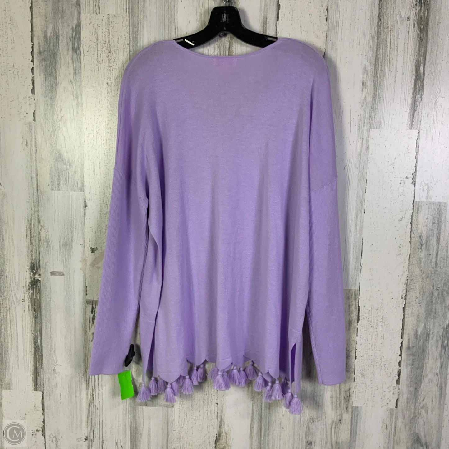 Top Long Sleeve Designer By Lilly Pulitzer In Purple, Size: L