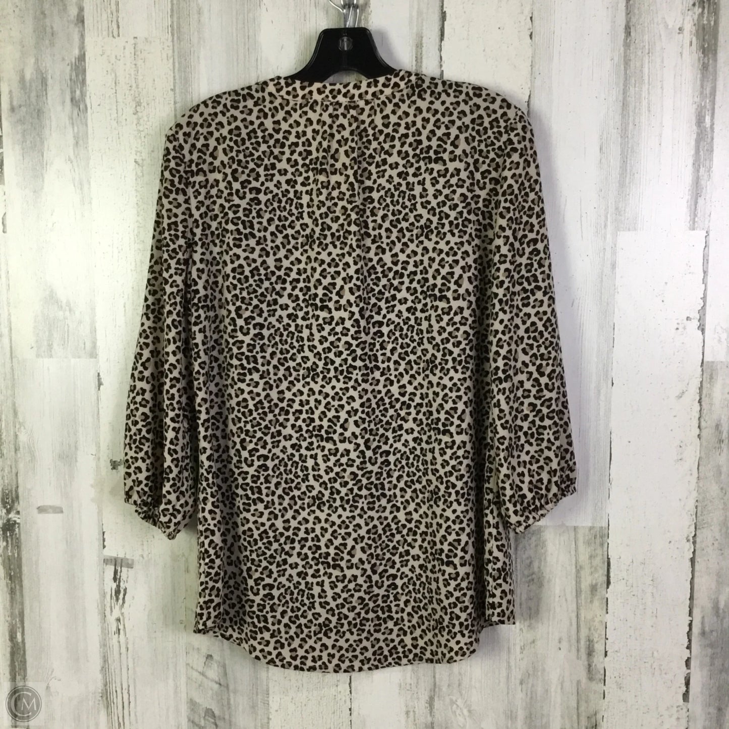 Top 3/4 Sleeve By Maurices In Animal Print, Size: S