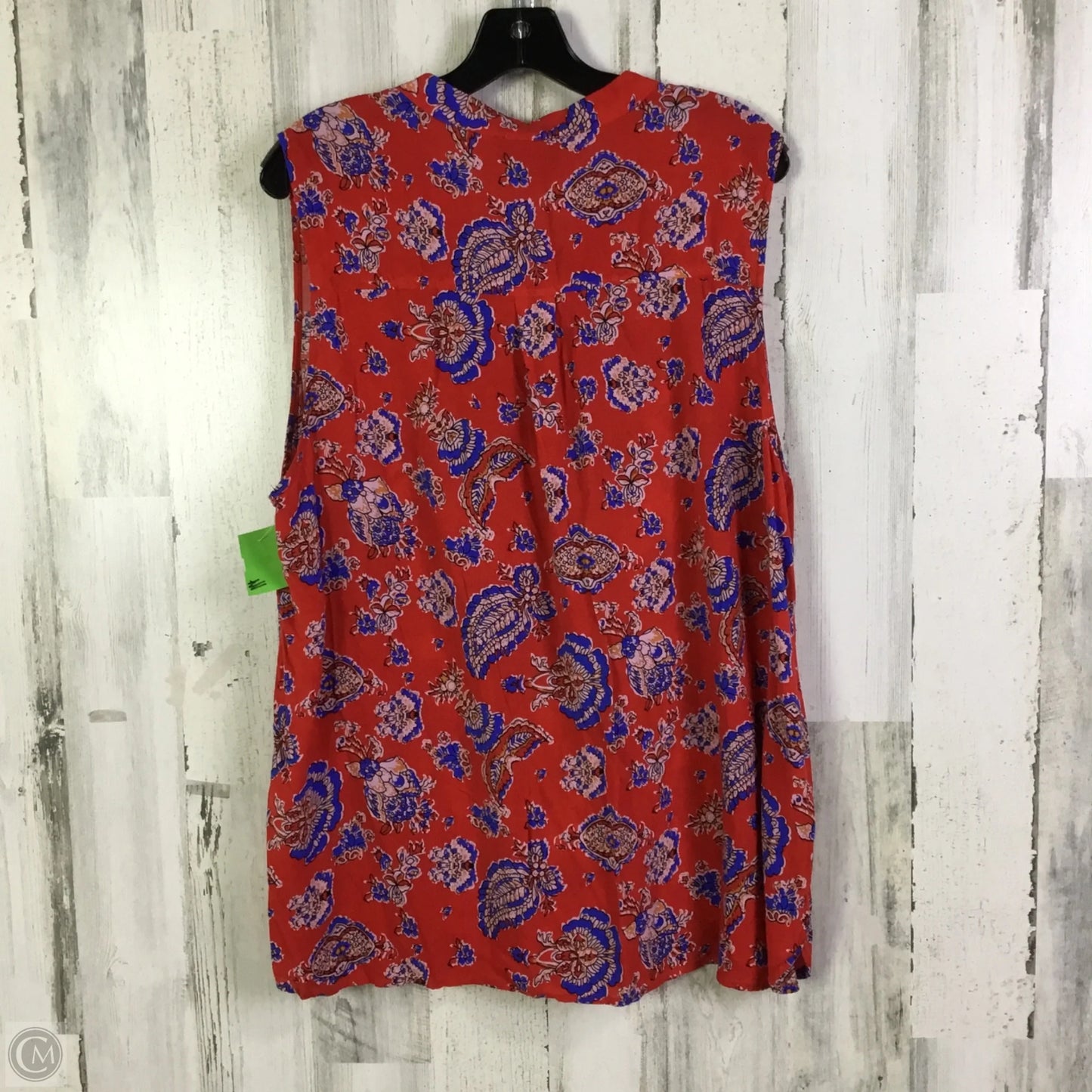 Top Sleeveless By Cynthia Rowley In Red, Size: 2x