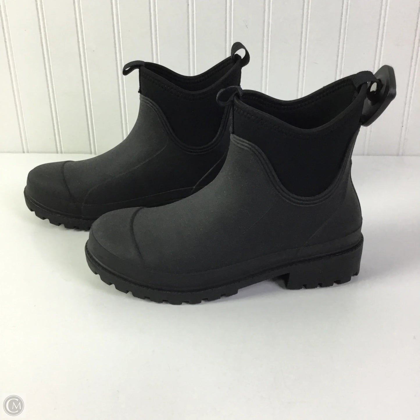 Boots Rain By Time And Tru In Black, Size: 7
