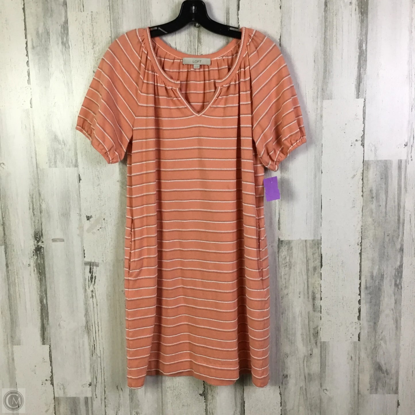 Dress Casual Short By Loft In Peach, Size: Xs