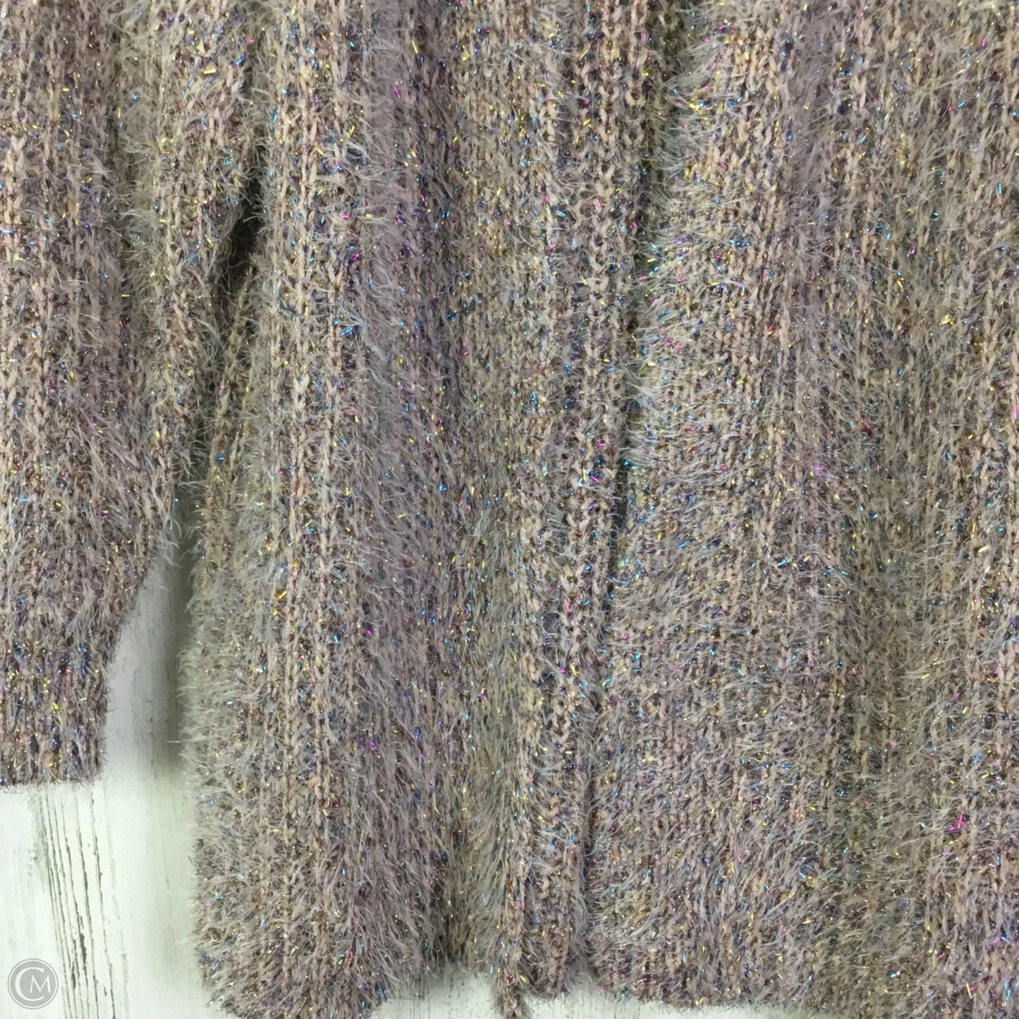 Sweater Cardigan By Zara In Pink, Size: M