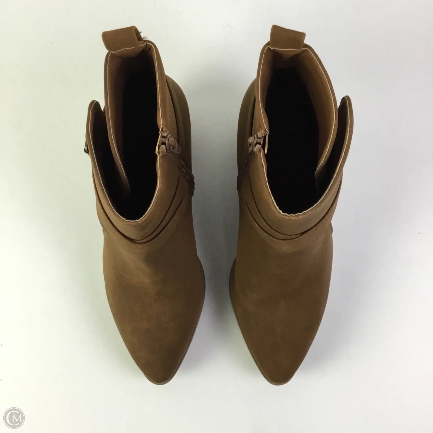 Boots Ankle Heels By Maurices In Brown, Size: 7
