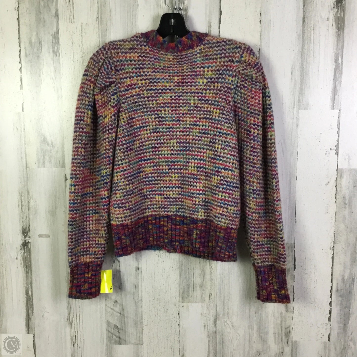 Sweater Cardigan By Design History In Multi-colored, Size: M