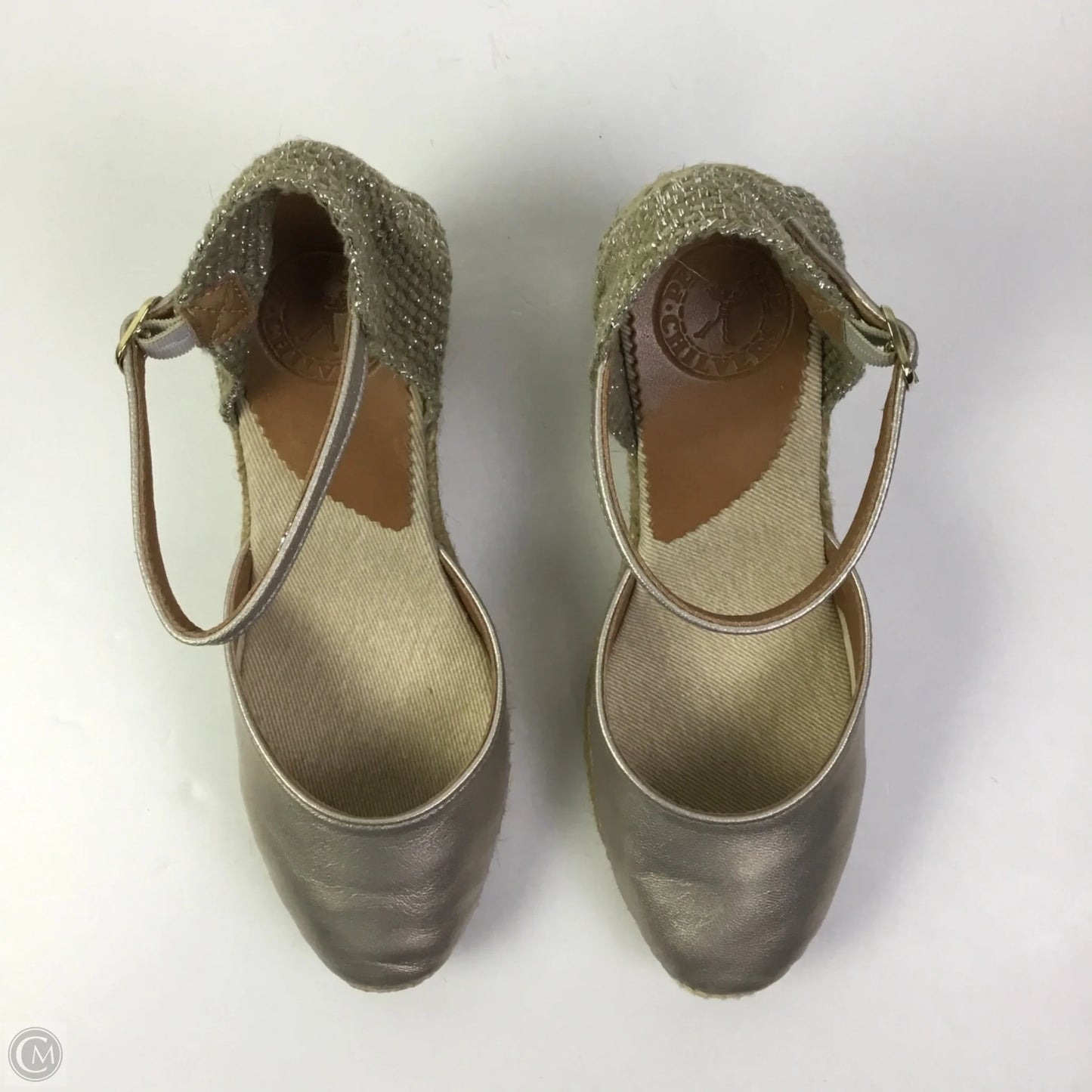 Shoes Heels Wedge By Cmb In Tan, Size: 8.5