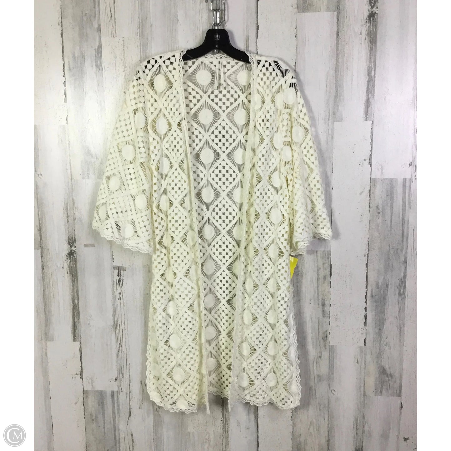 Cardigan By Anthropologie In Cream, Size: S