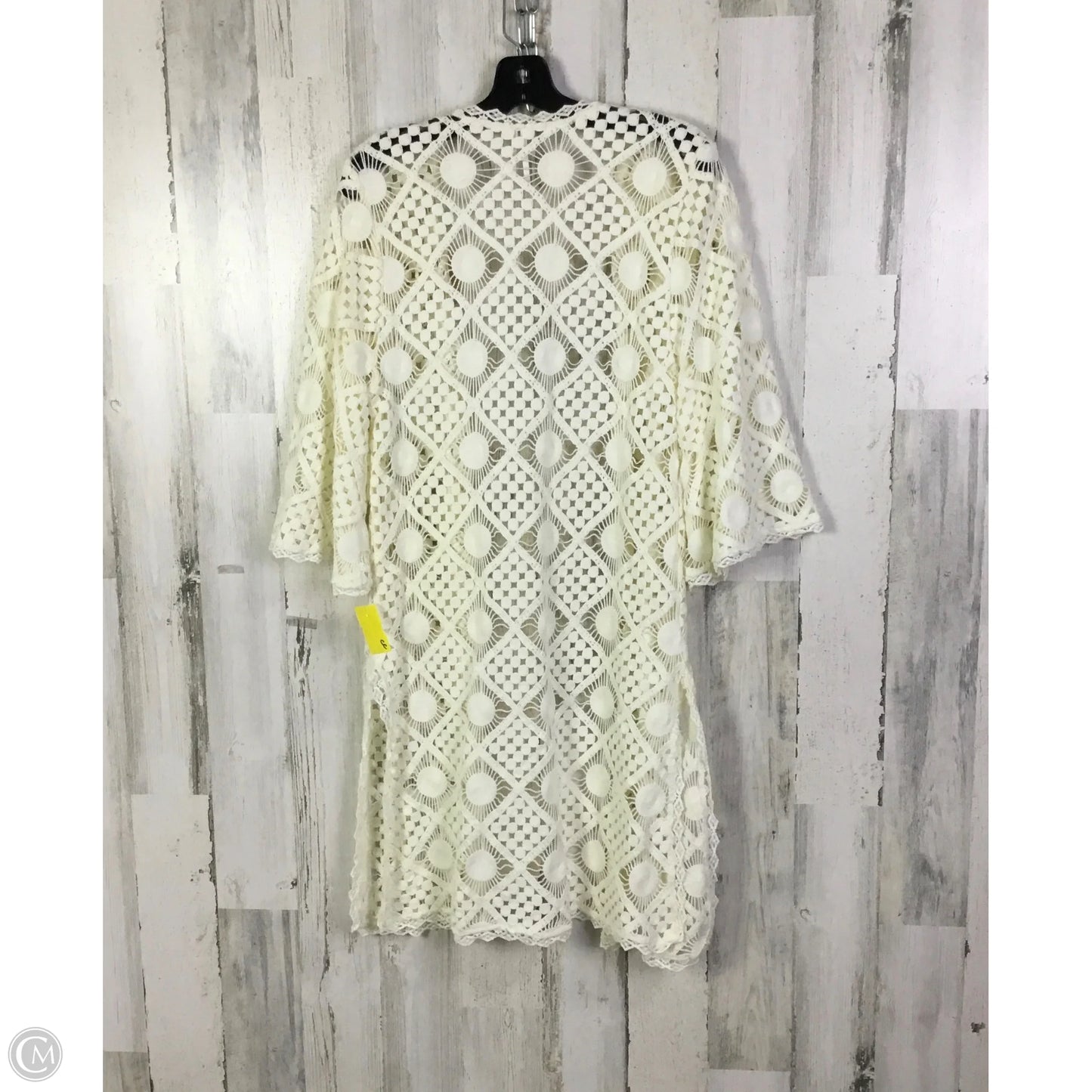 Cardigan By Anthropologie In Cream, Size: S