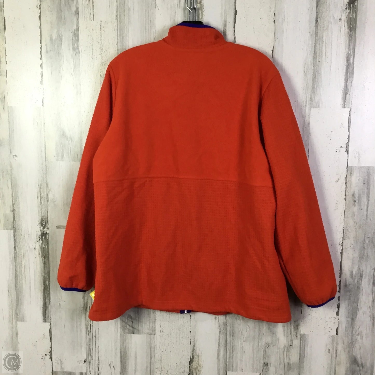 Jacket Fleece By Lands End In Orange, Size: Xxl