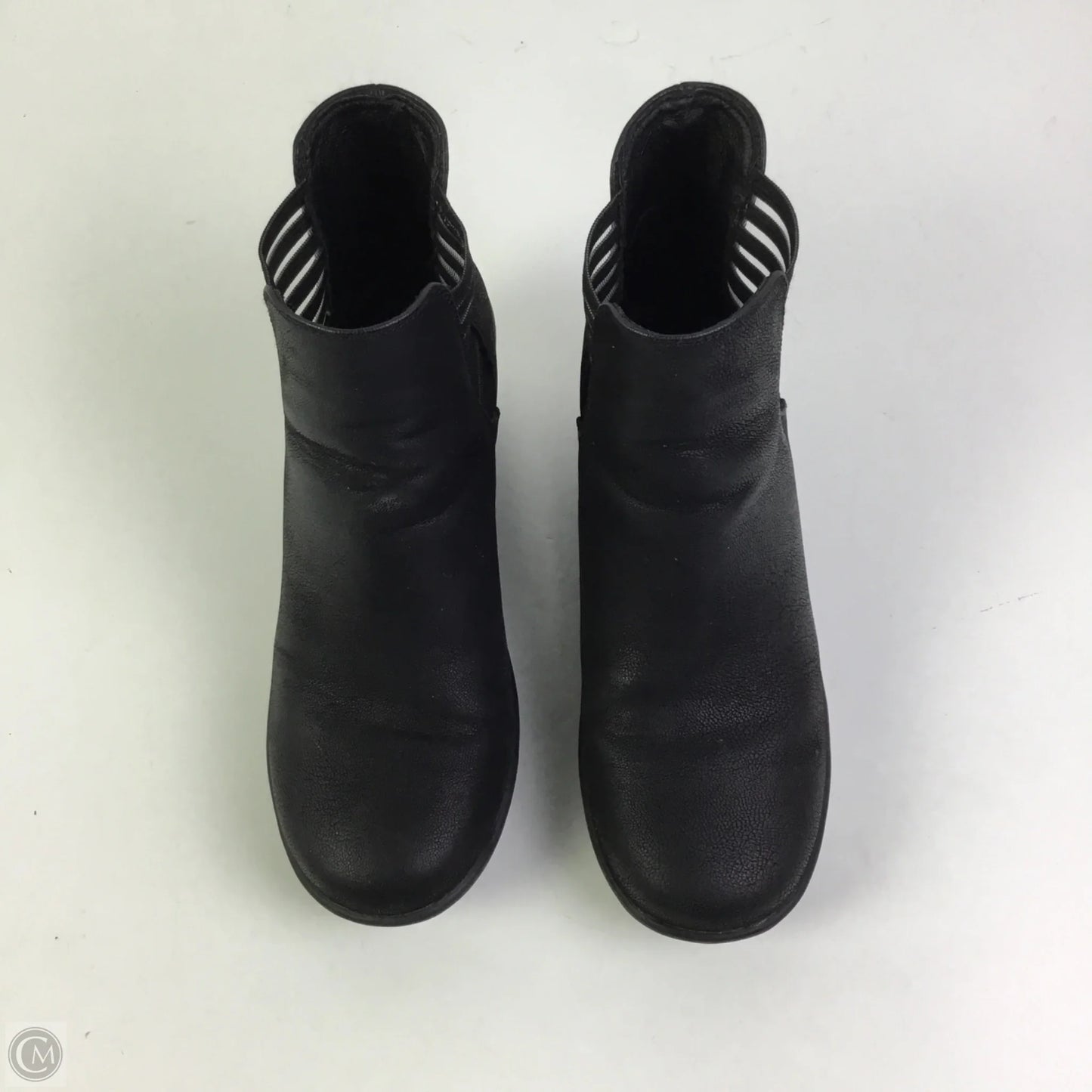 Boots Ankle Heels By Skechers In Black, Size: 7.5