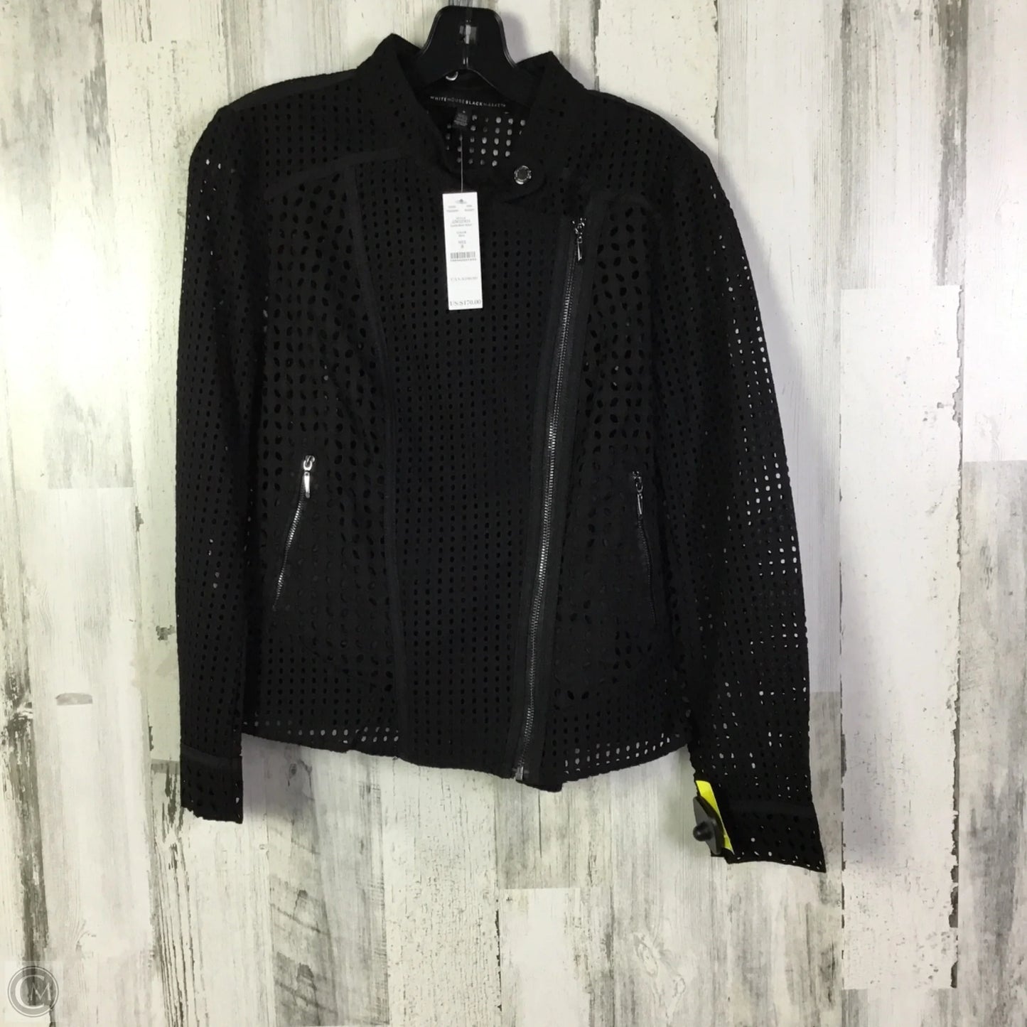 Jacket Moto By White House Black Market In Black, Size: M