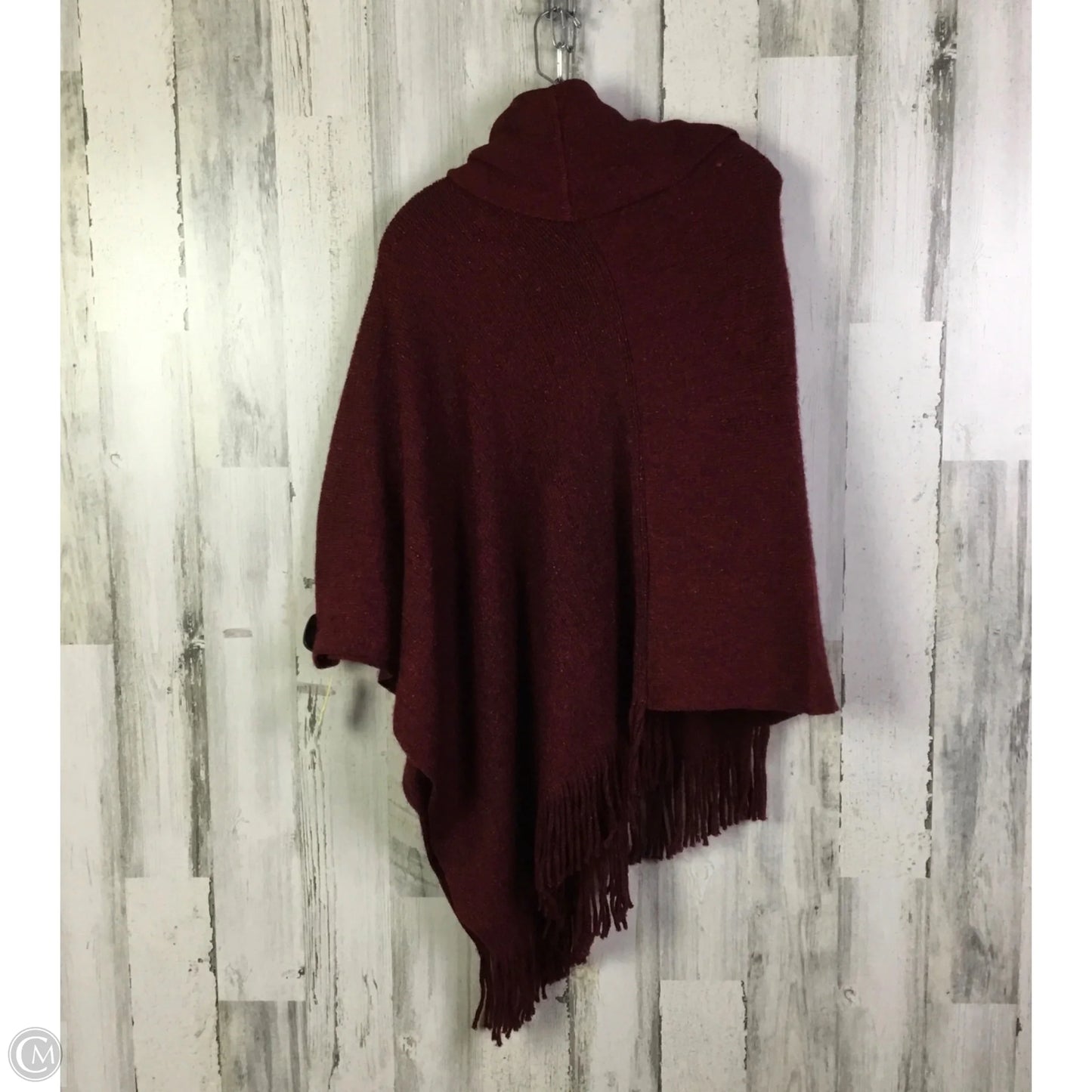Poncho By Chicos In Red, Size: Osfm