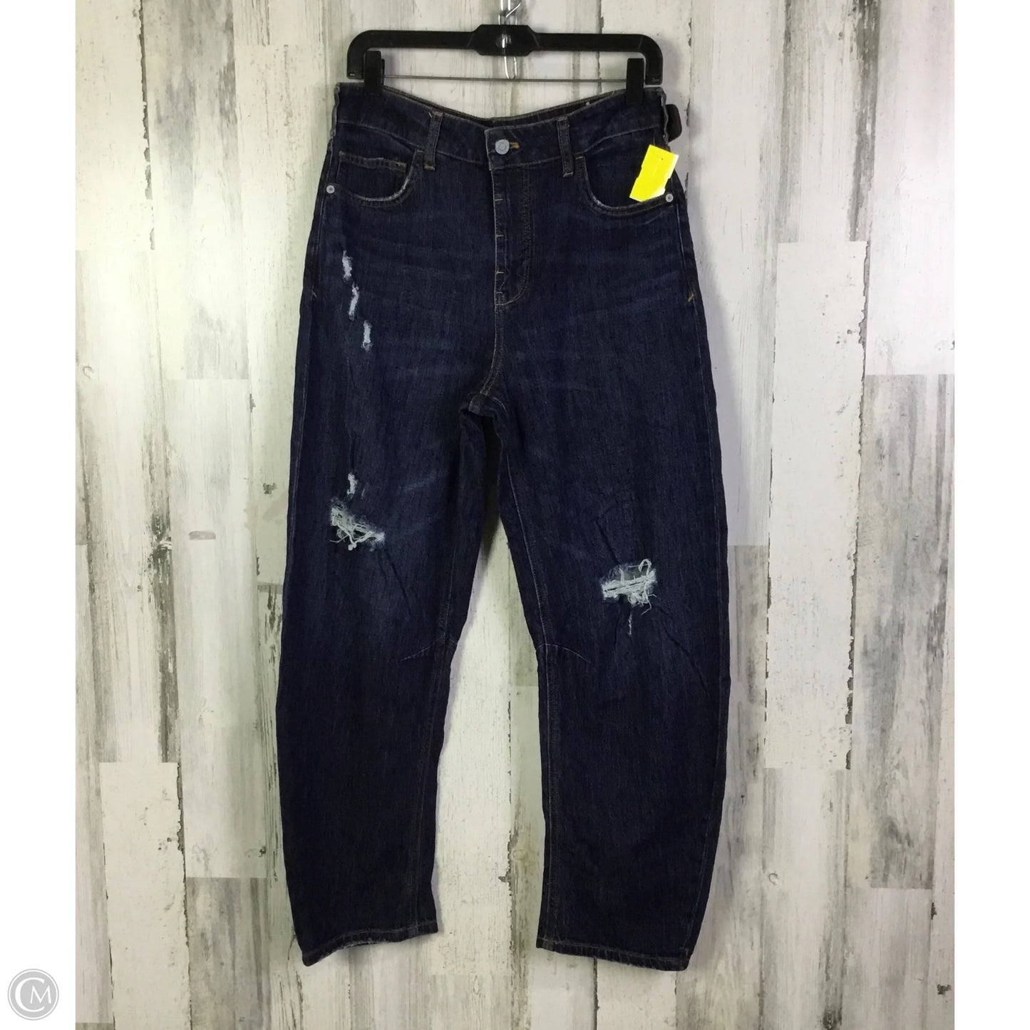 Jeans Straight By Pilcro In Blue Denim, Size: 8