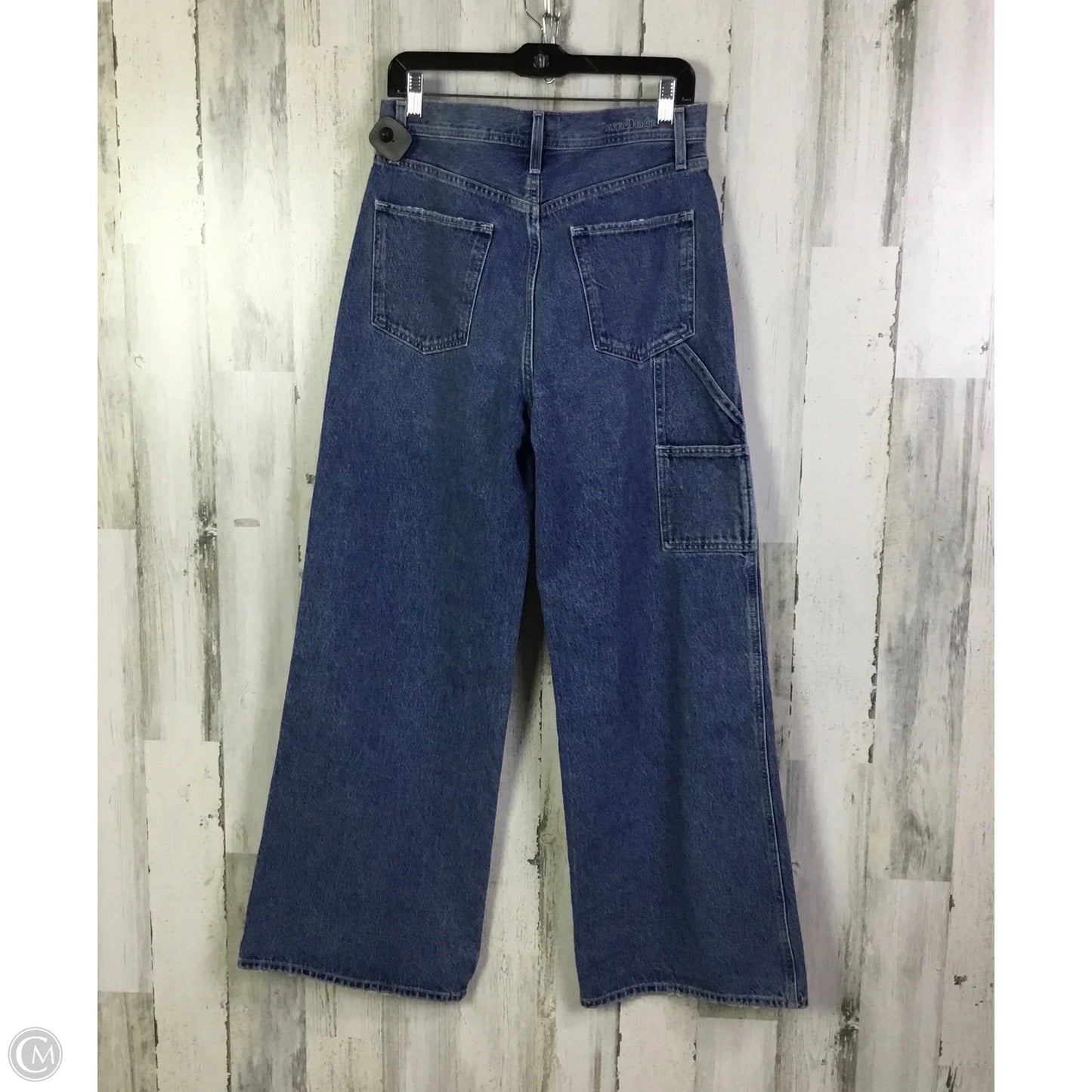 Pants Wide Leg By Favorite Daughter In Blue Denim, Size: 8