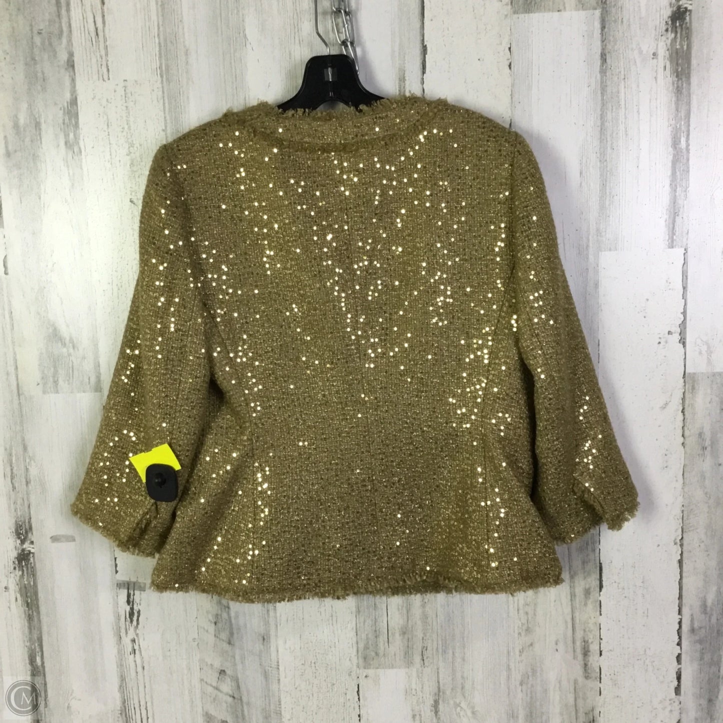 Blazer By Chicos In Gold, Size: M