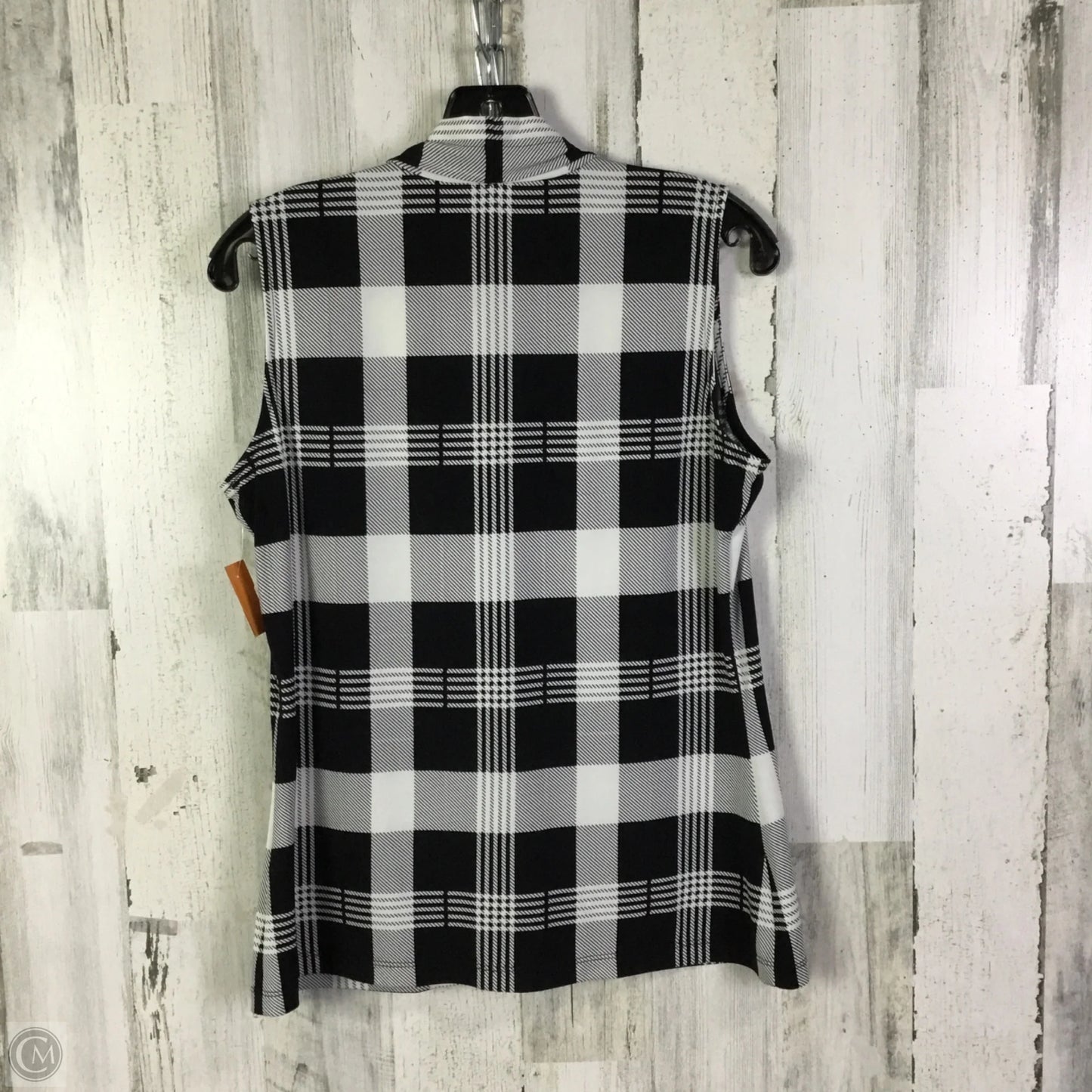 Top Sleeveless By Calvin Klein In Black, Size: S