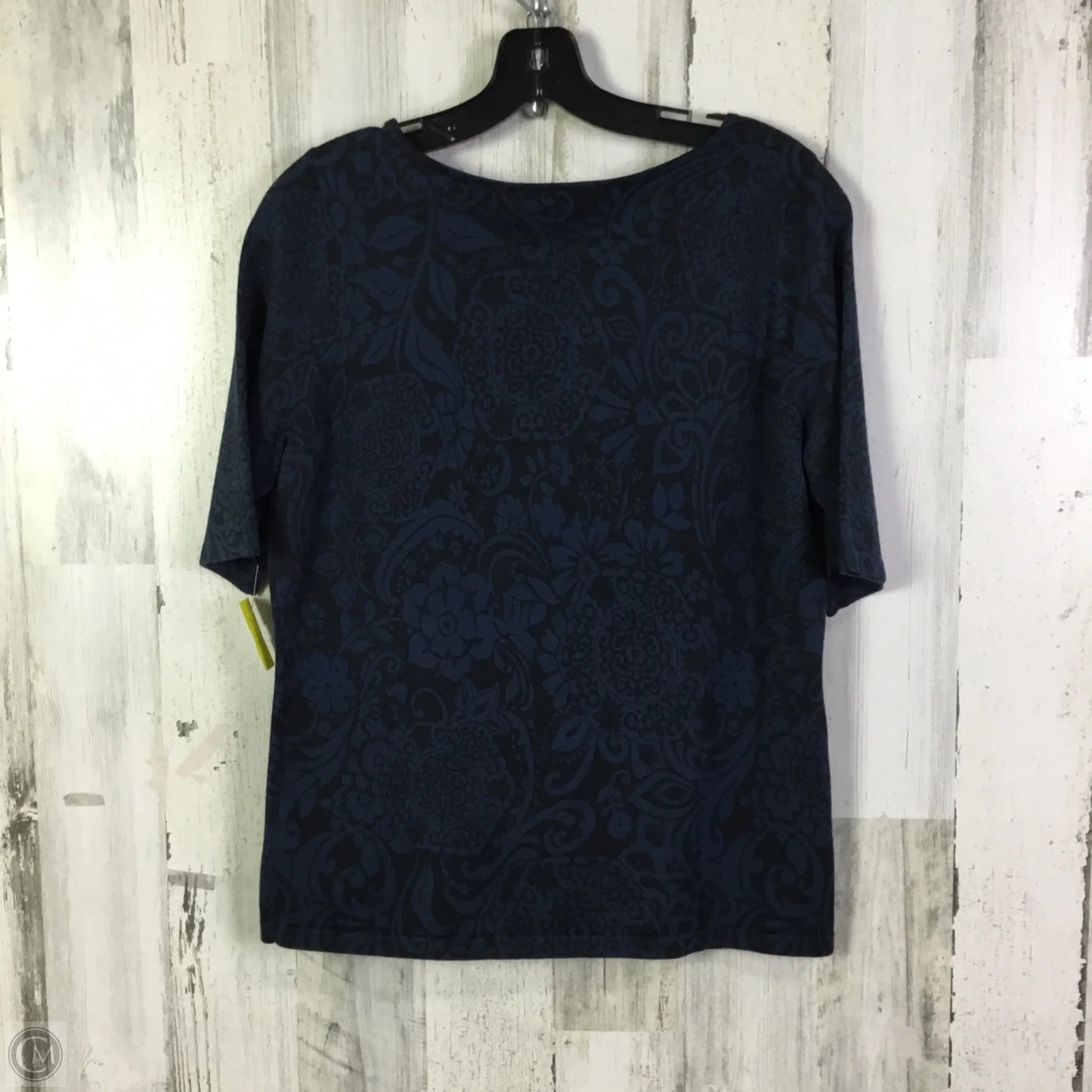 Sweater Short Sleeve By Ann Taylor In Blue, Size: L