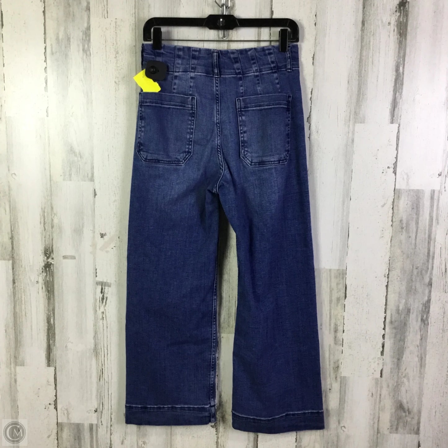 Jeans Wide Leg By Maeve In Blue Denim, Size: 4
