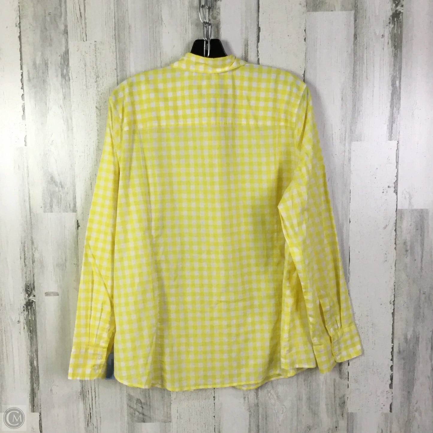 Top Long Sleeve By J. Crew In Yellow, Size: 3x