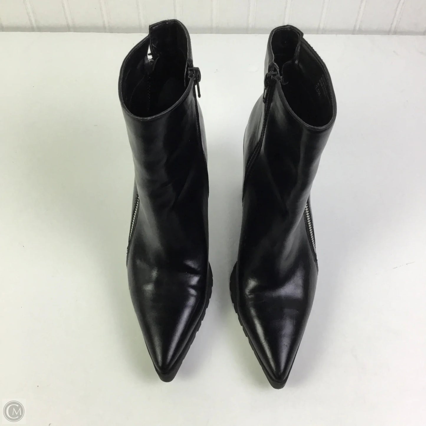 Boots Ankle Heels By Charles By Charles David In Black, Size: 7.5