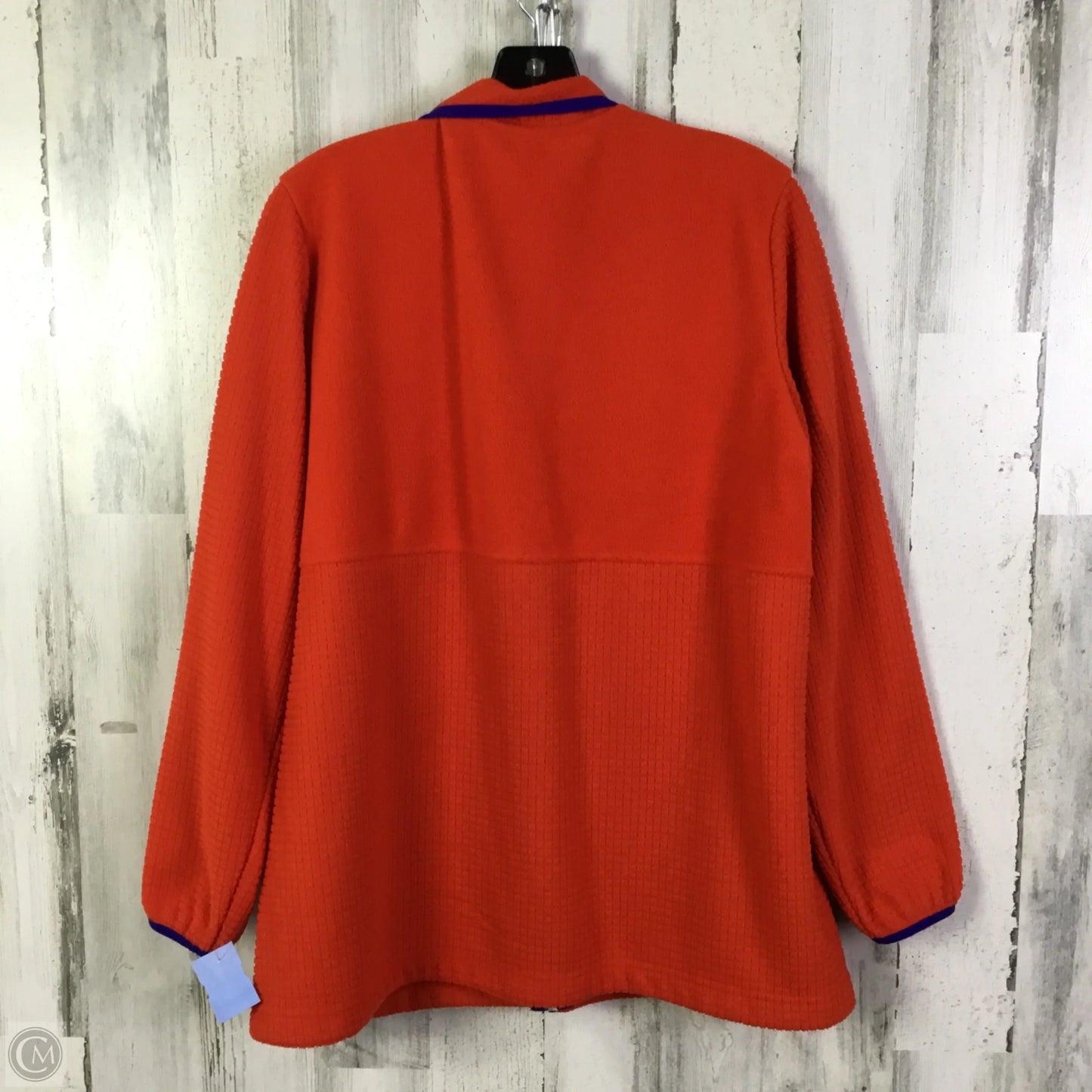 Athletic Jacket By Lands End In Orange, Size: Xl