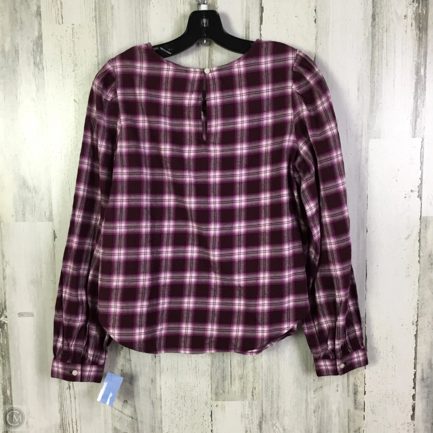 Top Long Sleeve By Loft In Purple, Size: S