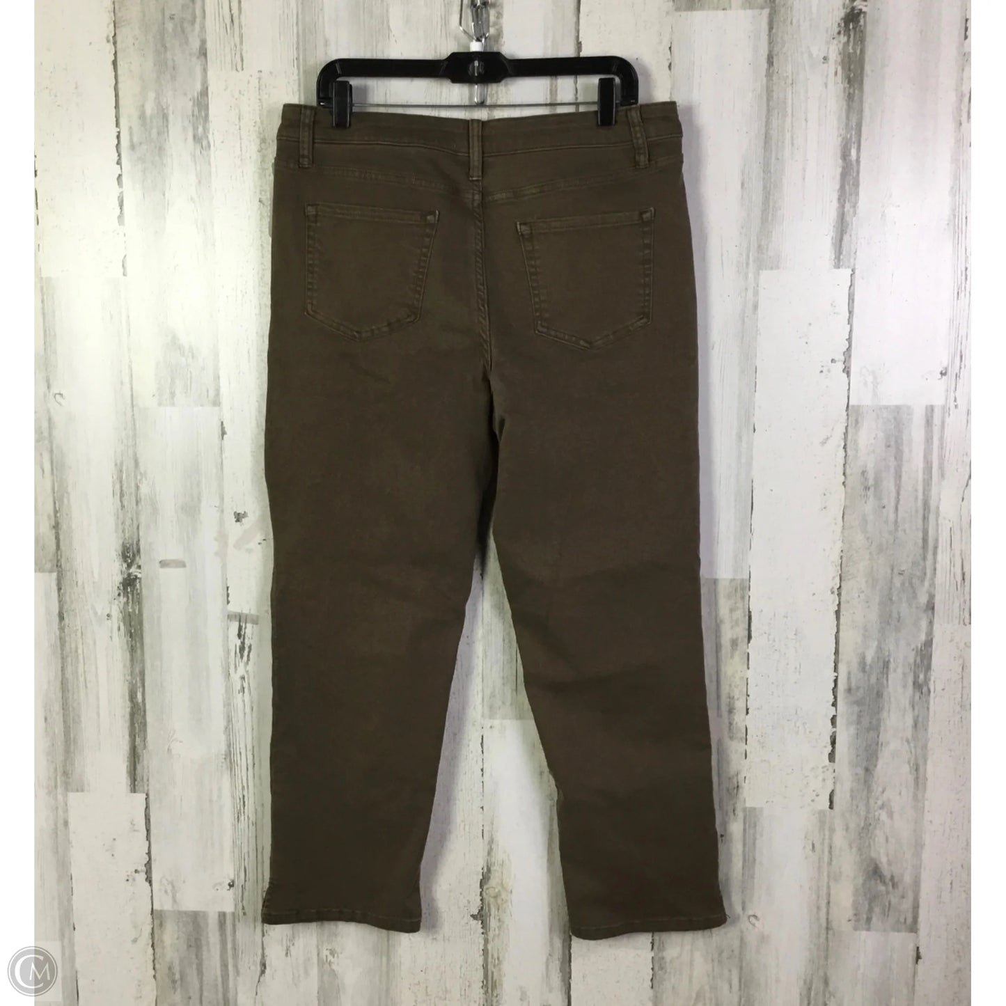 Jeans Straight By Maurices In Brown Denim, Size: 14