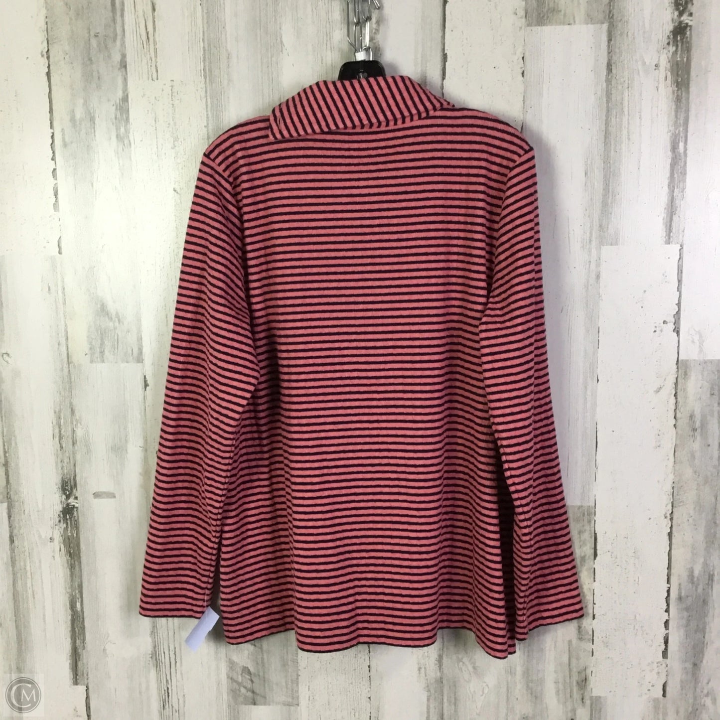 Top Long Sleeve By Talbots In Pink, Size: Xl