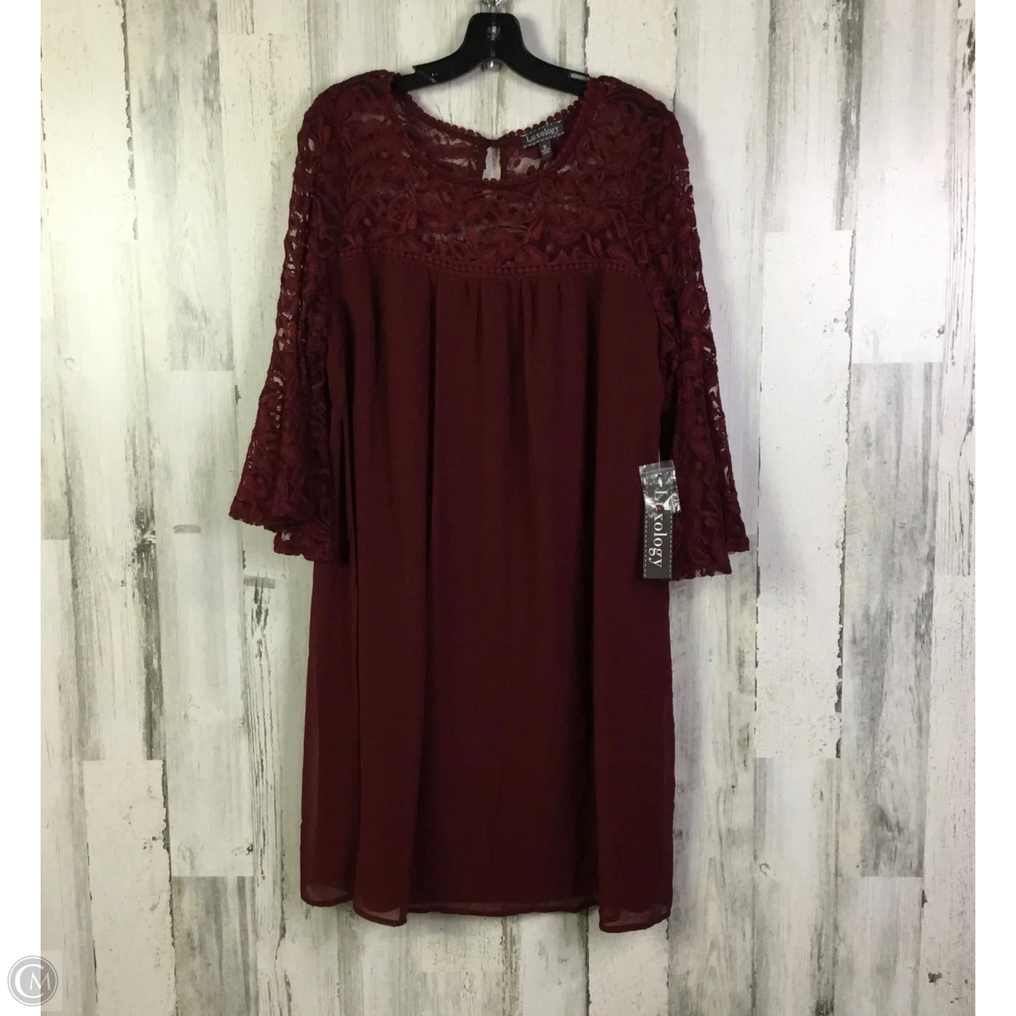 Dress Party Short By Luxology In Red, Size: Xl