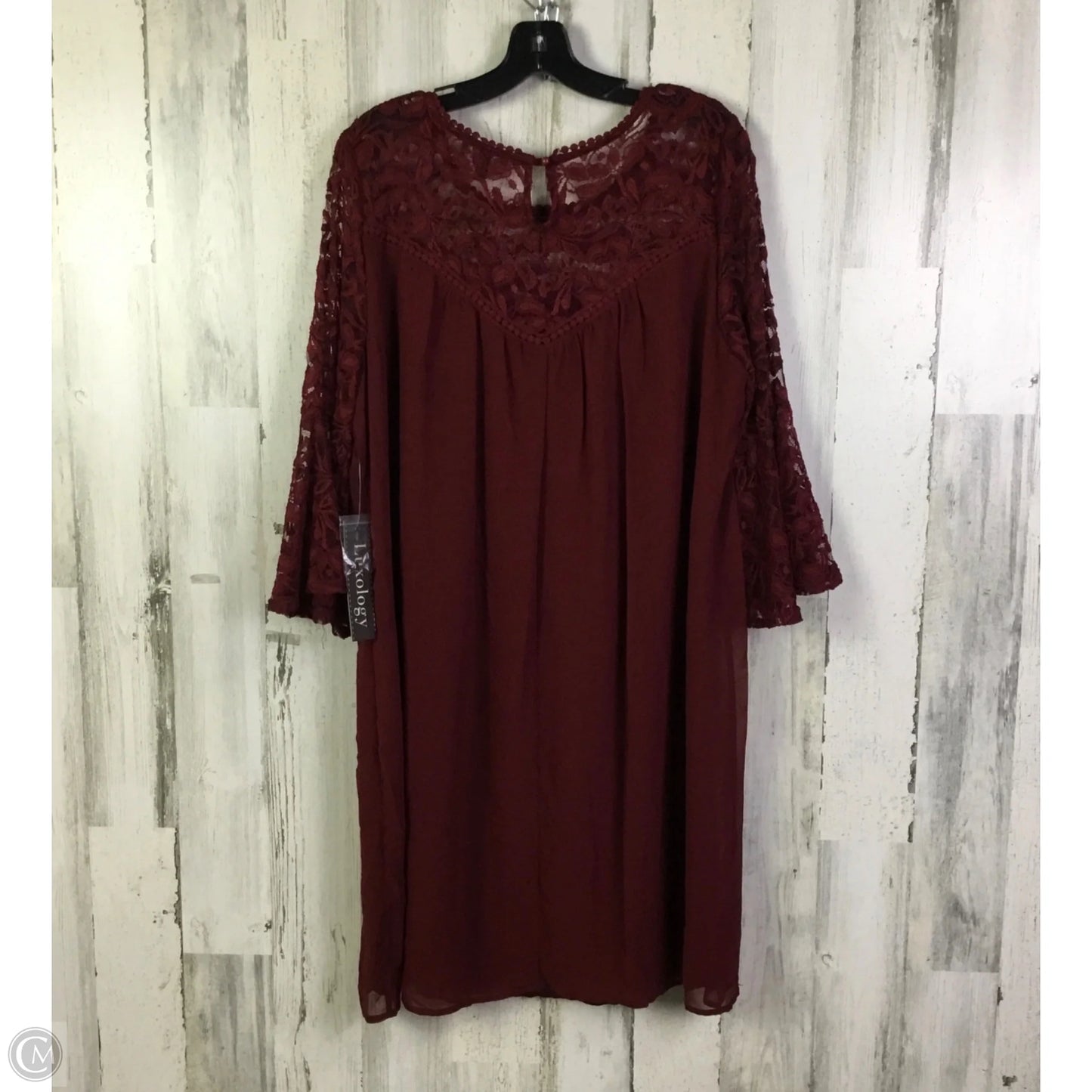 Dress Party Short By Luxology In Red, Size: Xl