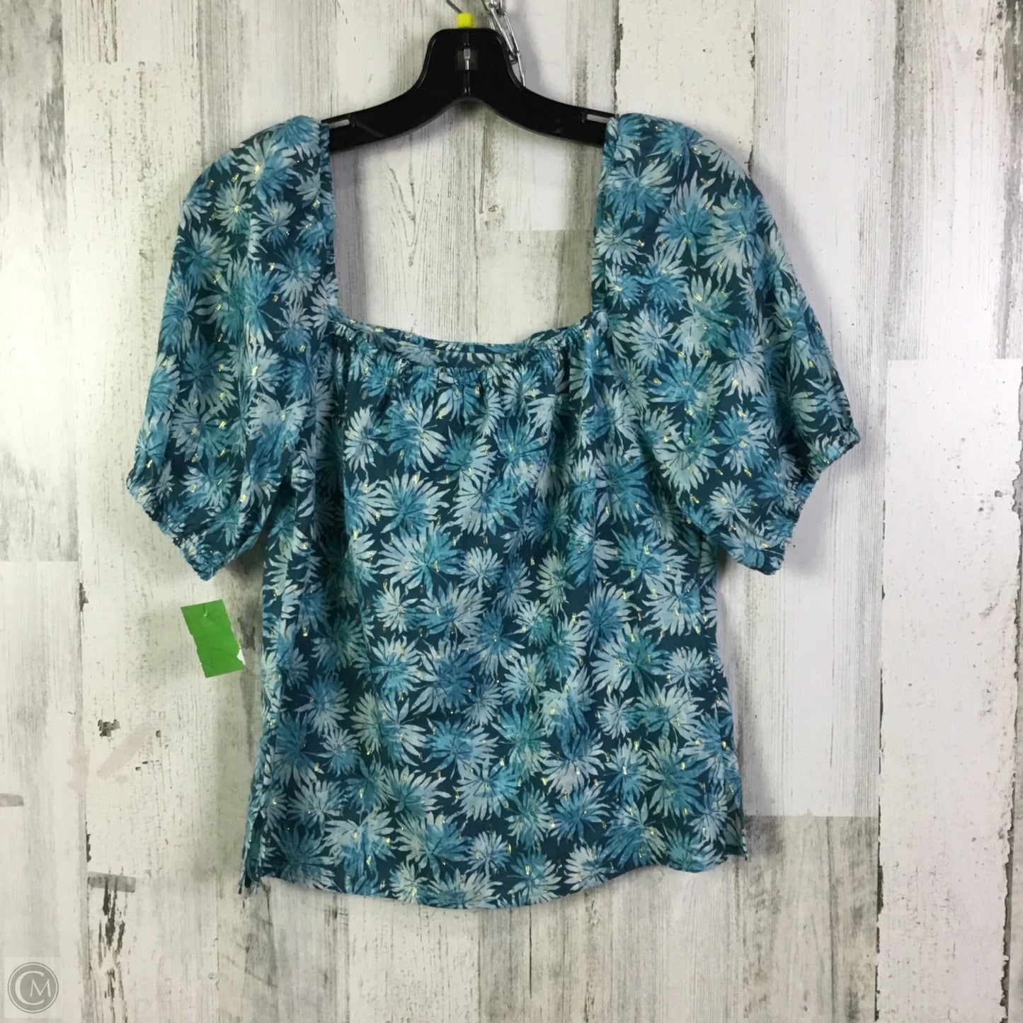 Top Short Sleeve By Michael By Michael Kors In Blue, Size: S