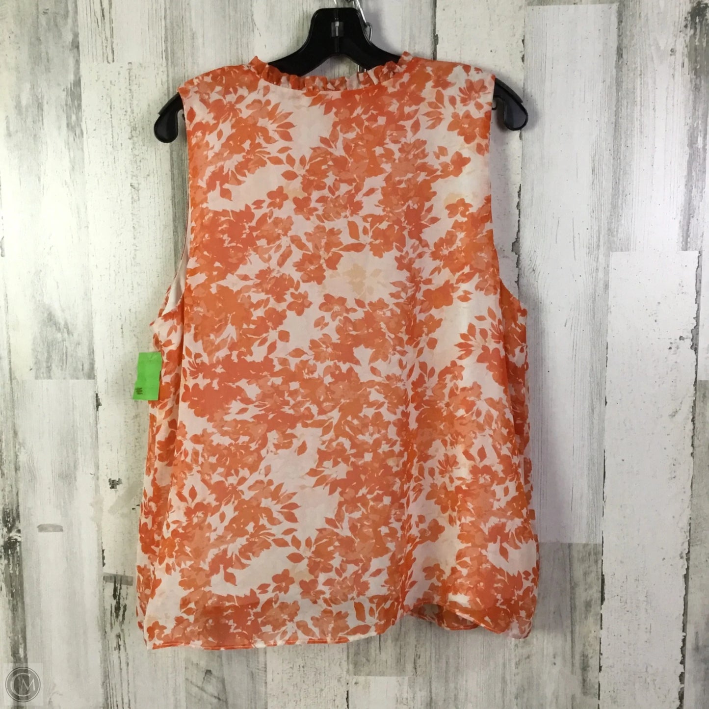 Top Sleeveless By 1.state In Orange, Size: Xl