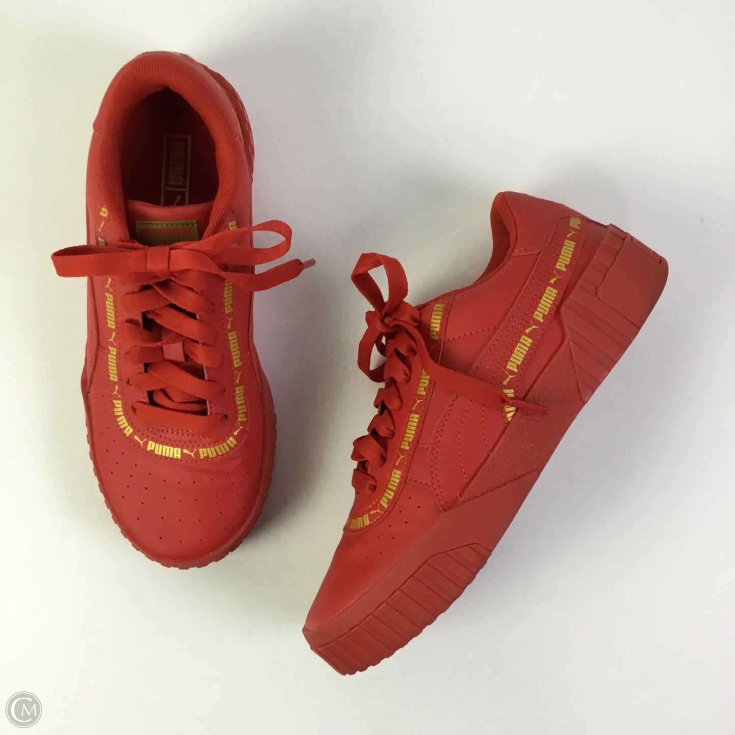 Shoes Sneakers By Puma In Red, Size: 7