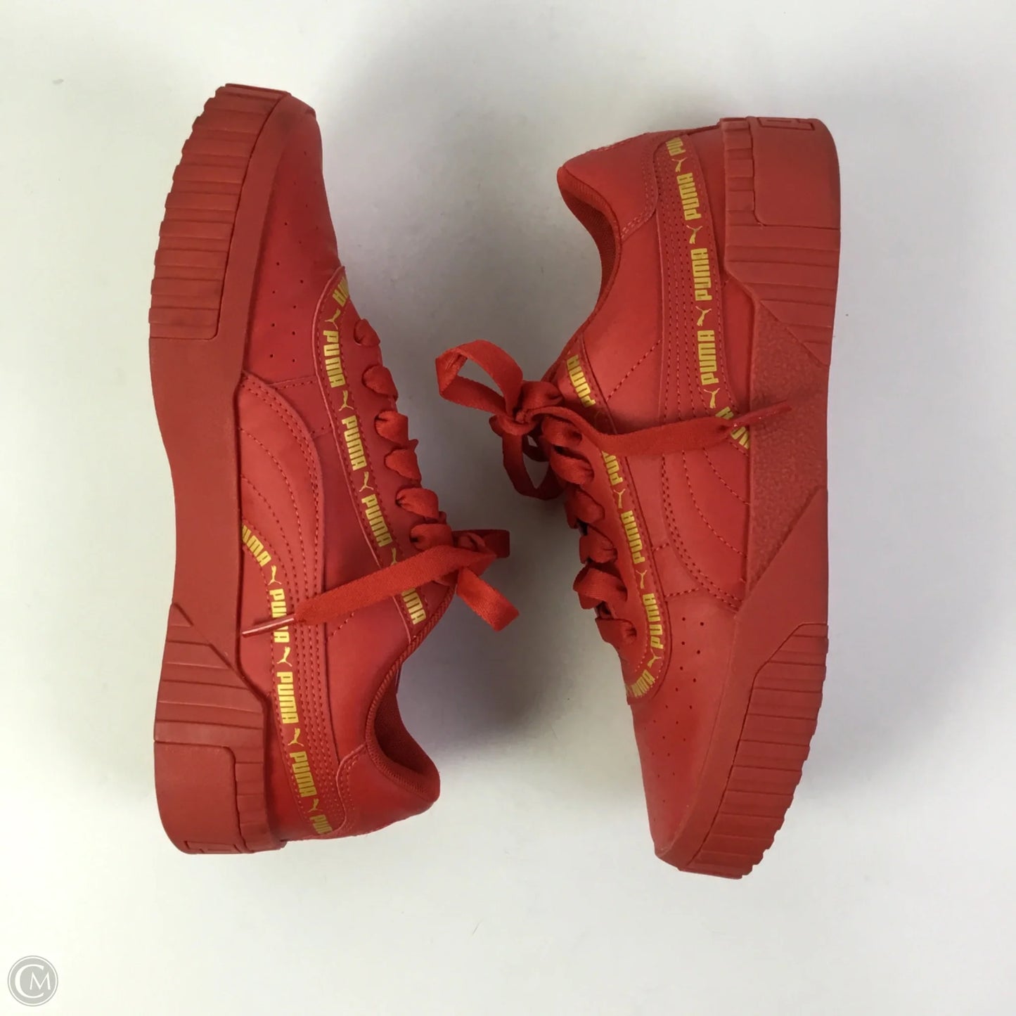 Shoes Sneakers By Puma In Red, Size: 7