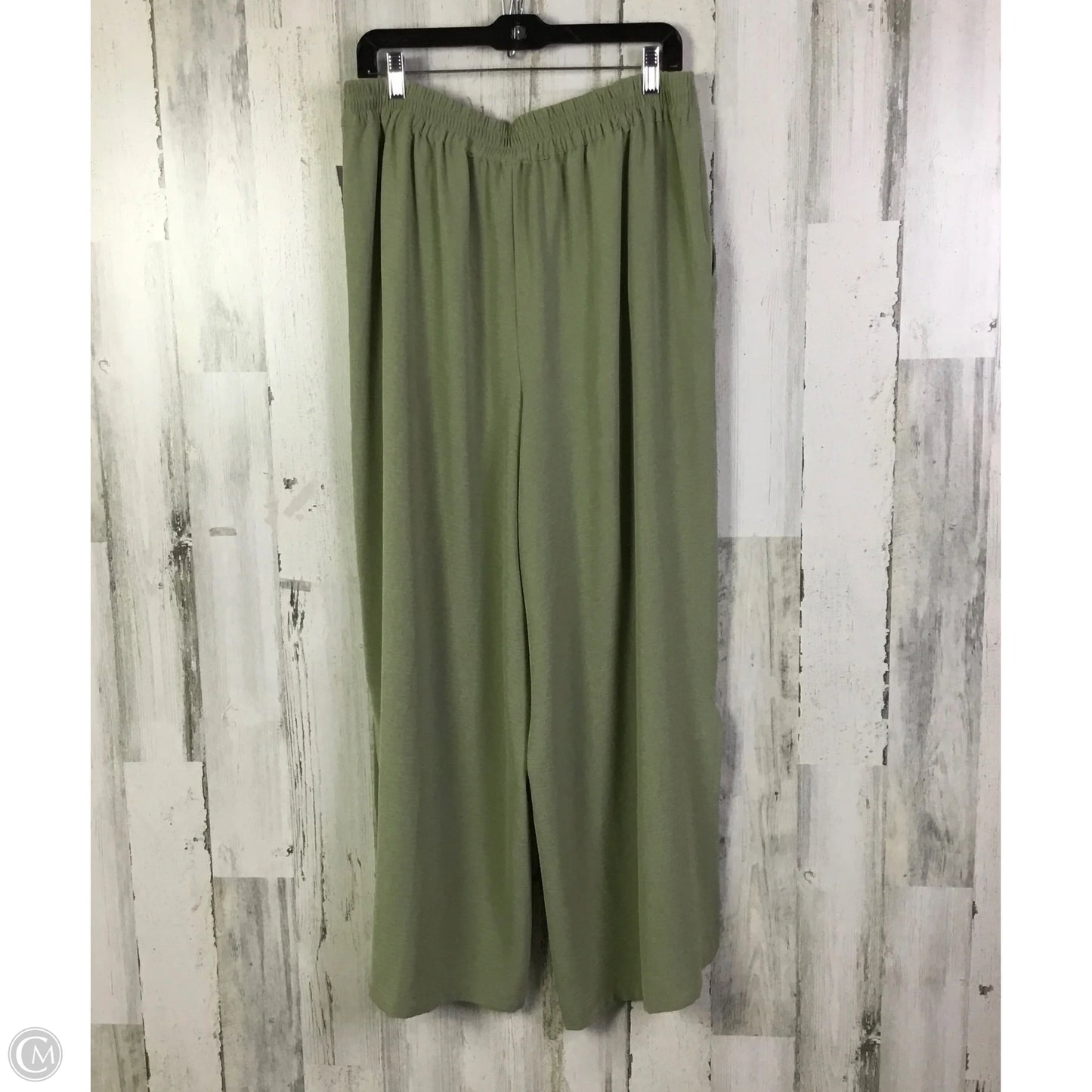 Lounge Set Pants By Adrianna Papell In Green, Size: L