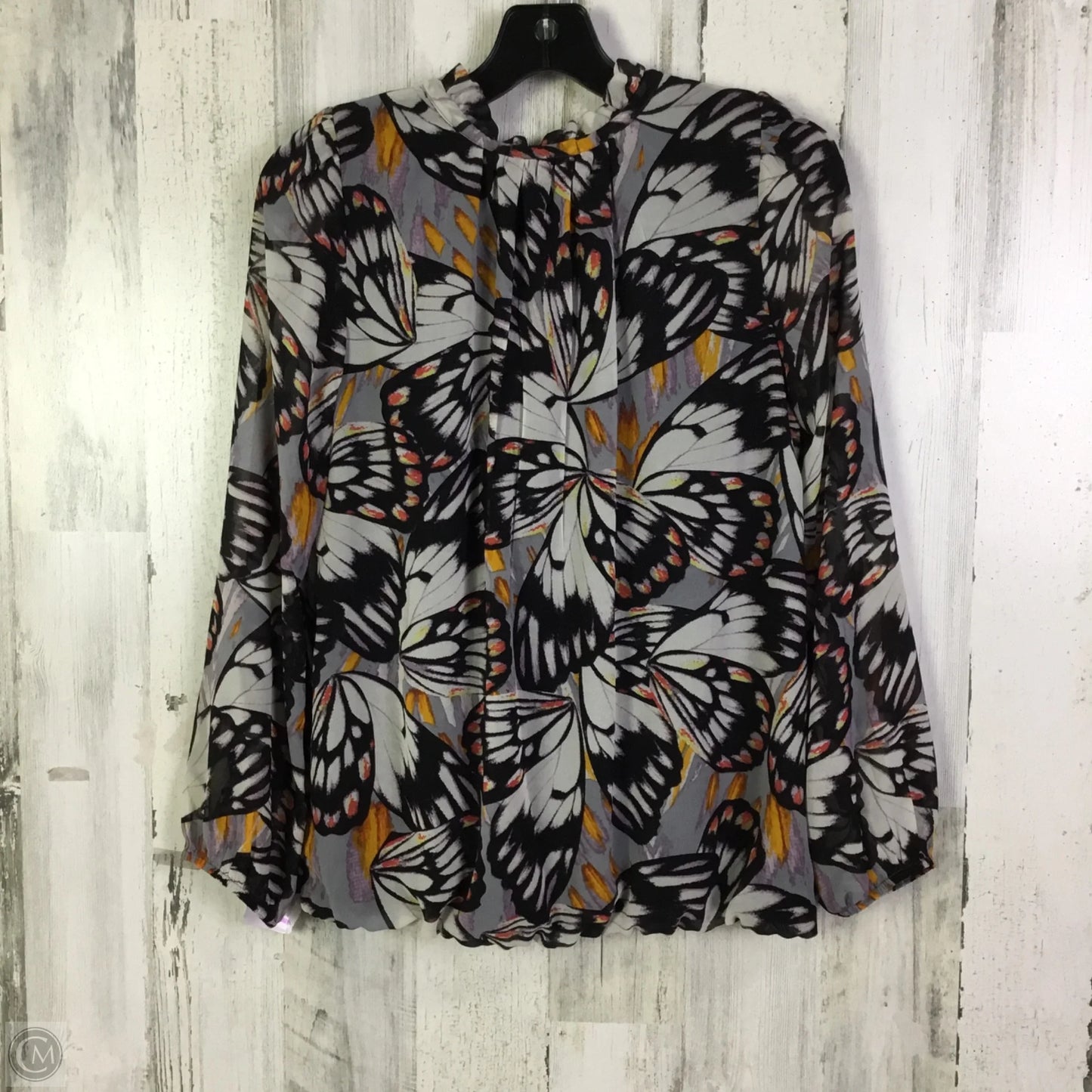 Top Long Sleeve By Figuero & Flower In Purple, Size: S