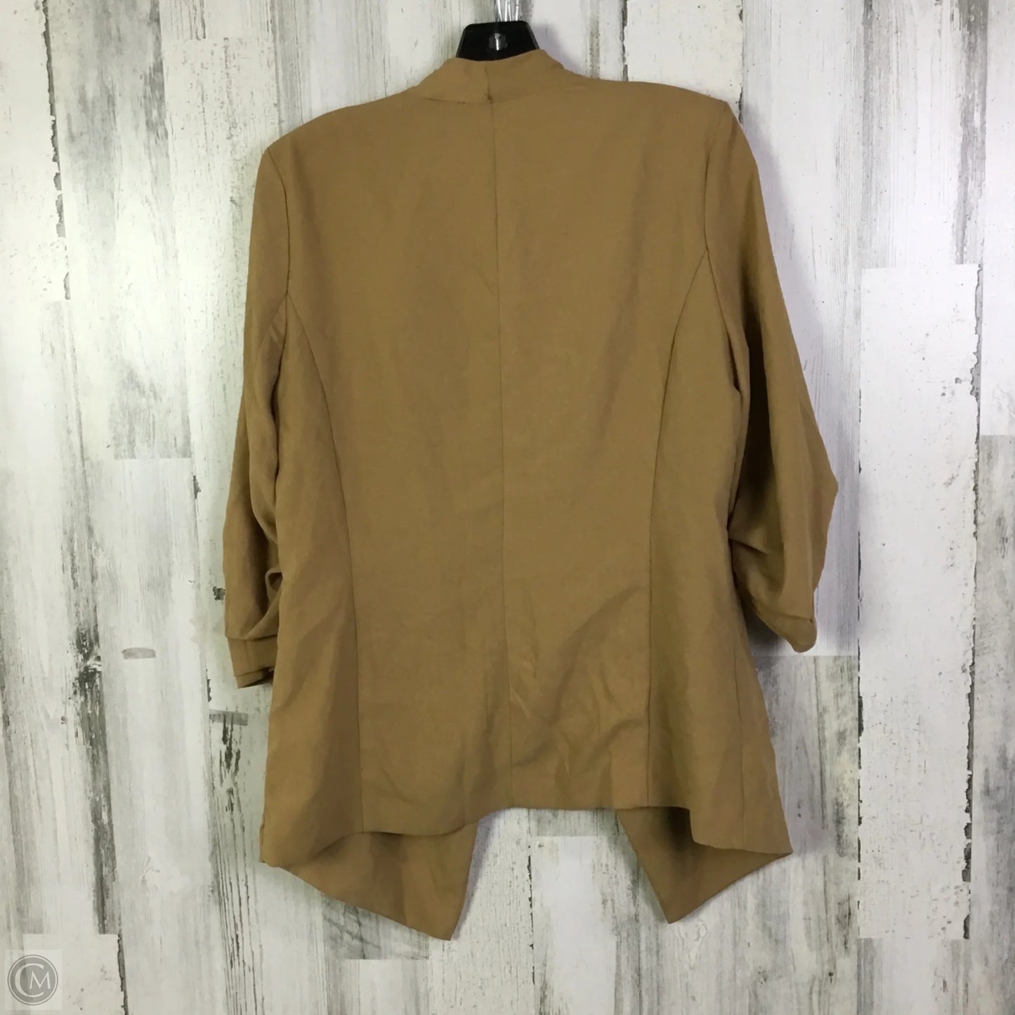 Blazer By Clothes Mentor In Tan, Size: M
