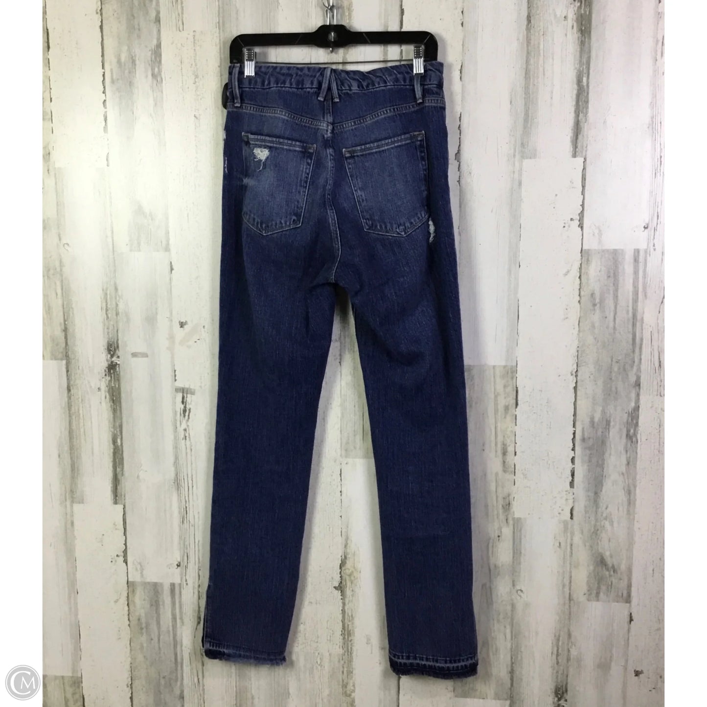 Jeans Boot Cut By Good American In Blue Denim, Size: 2