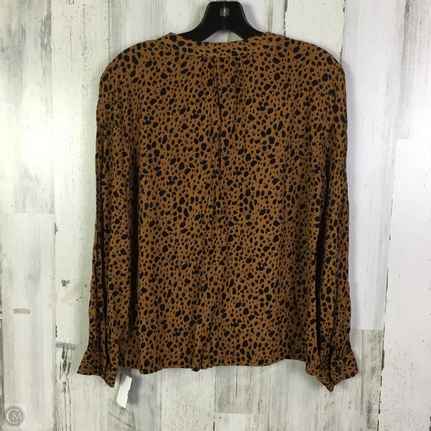 Top Long Sleeve By Gap In Orange, Size: S