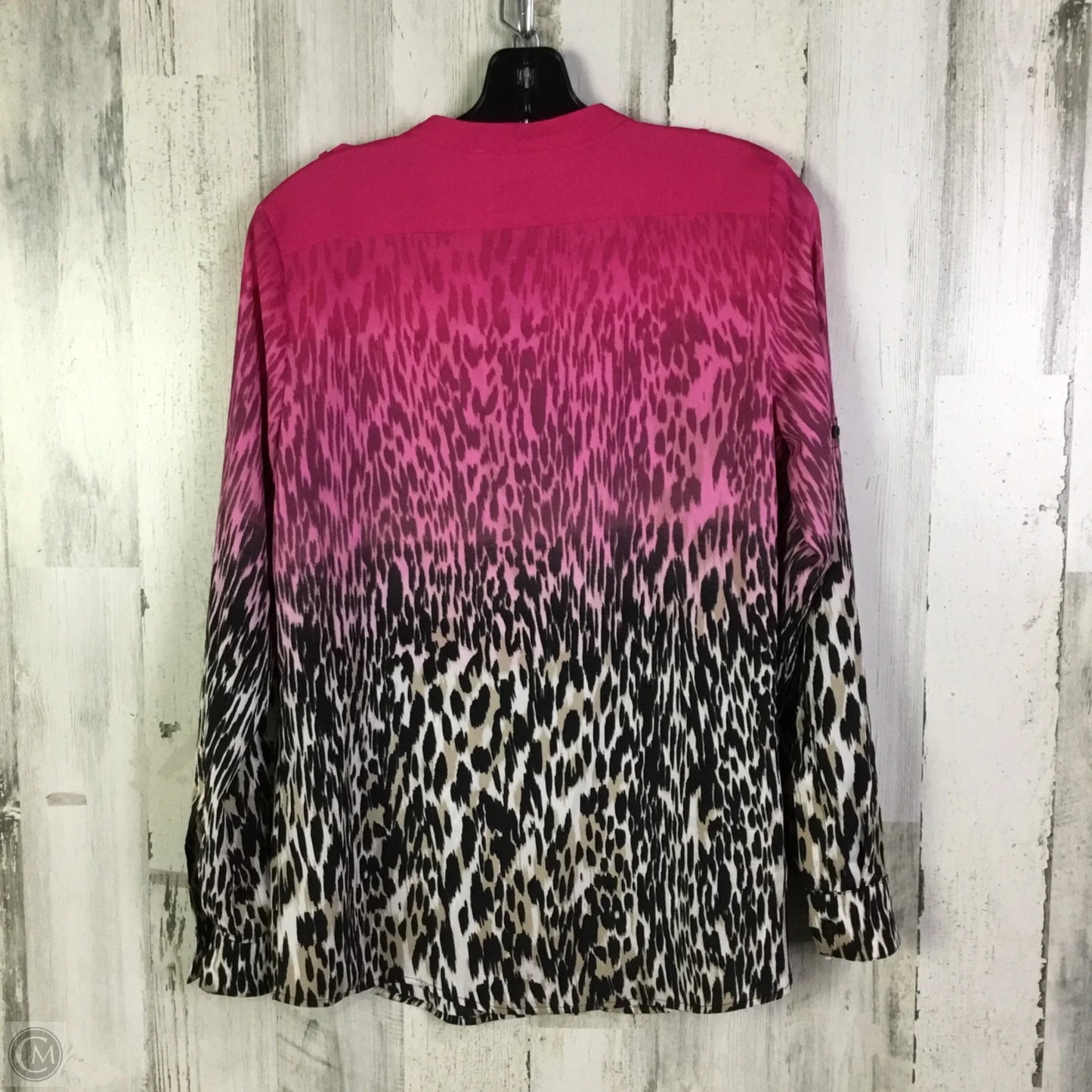Top 3/4 Sleeve By Calvin Klein In Pink, Size: S