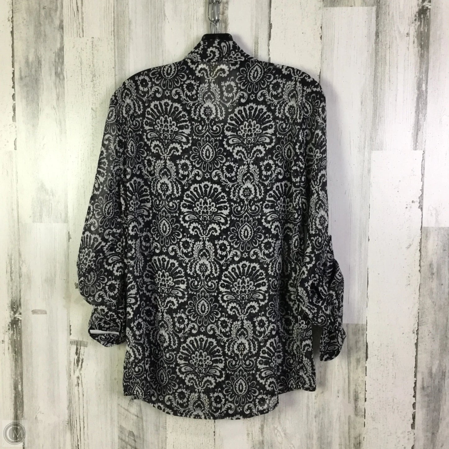 Top Long Sleeve By Michael By Michael Kors In Black, Size: S