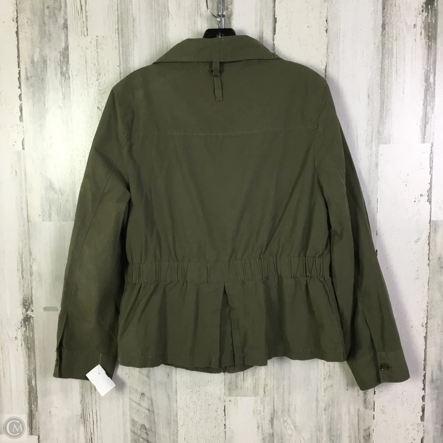 Jacket Utility By Dressbarn In Green, Size: L