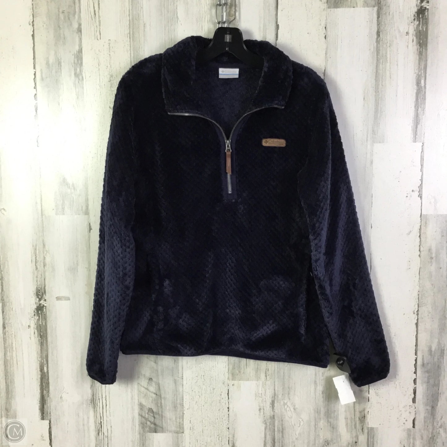Jacket Faux Fur & Sherpa By Columbia In Blue, Size: M