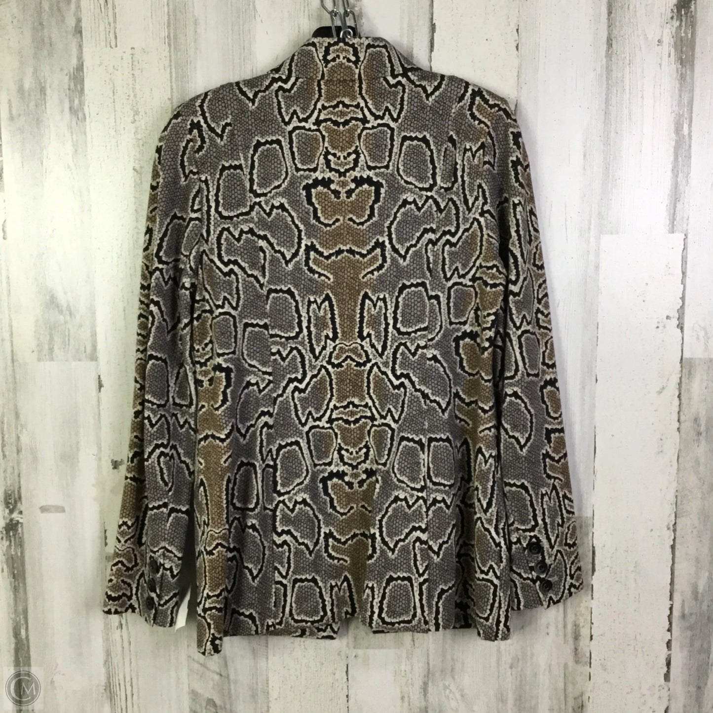 Blazer By Cabi In Snakeskin Print, Size: S