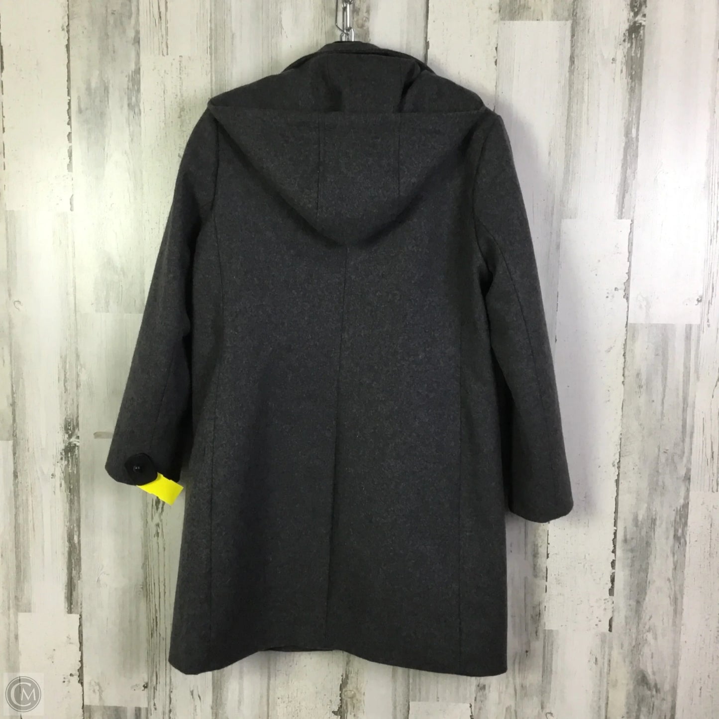 Coat Wool By Preston And New York In Grey, Size: S